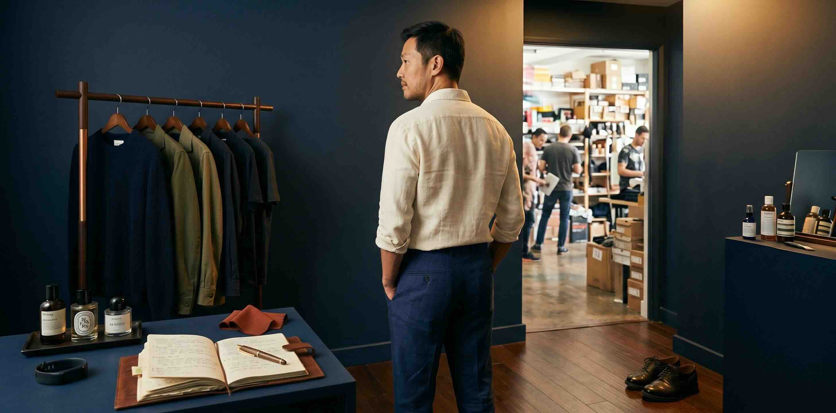 Curated personal style and grooming — merit over hype.
